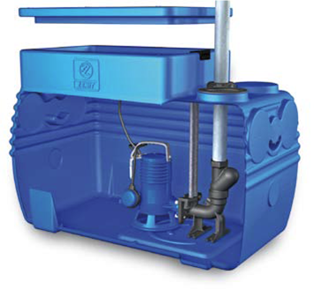 pump blue box grinder